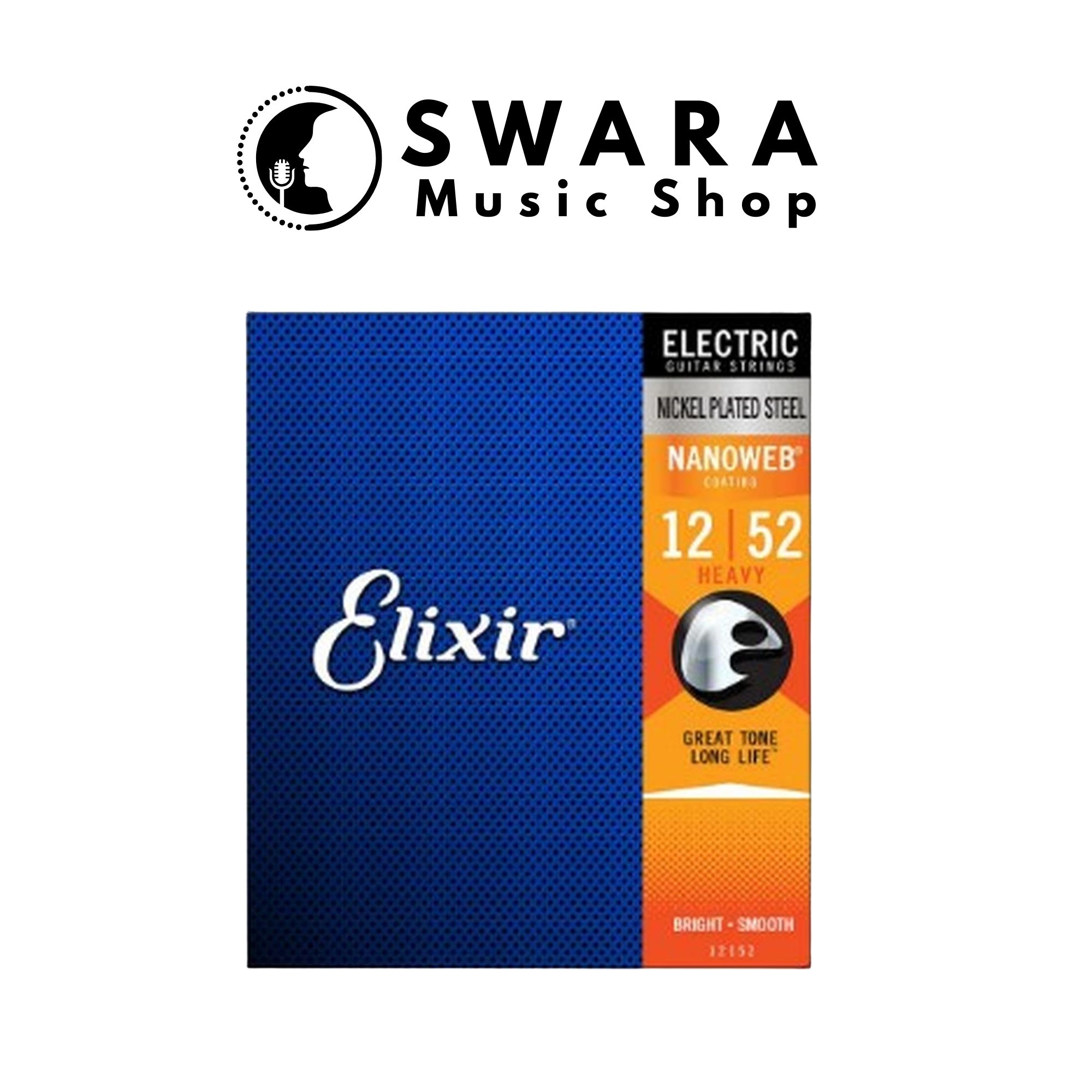 Senar Gitar Elektrik Elixir 12152 Nanoweb 1252 Original