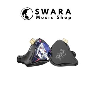 CVJ Vivian 10mm Dynamic Driver In Ear Monitor Earphone With Detachable Jack Audio - ACG Anime, No Mic