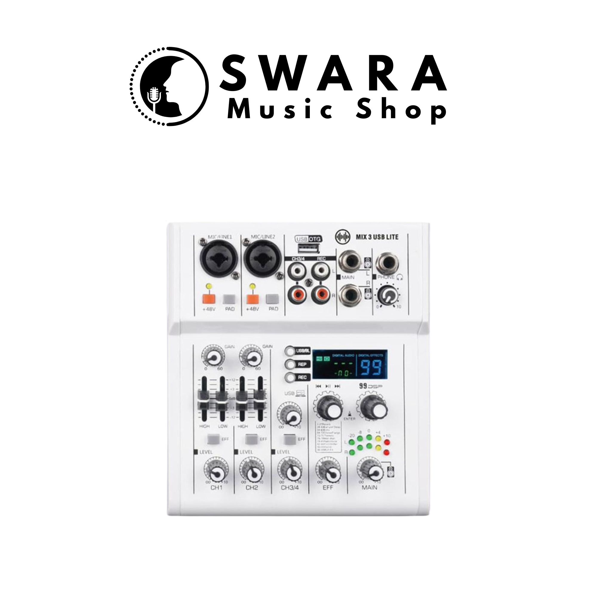 Wave Audio Wave MIX3USB Lite – Mixer USB